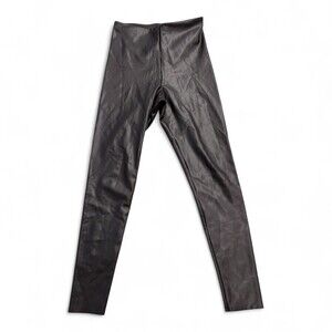 Joie High-Rise Faux Leather Leggings Size M - Brown